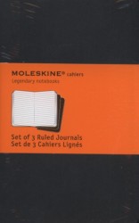 Moleskine Set of 3 Ruled Journals