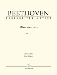 Missa solemnis op. 123 sborová partitura latinsky