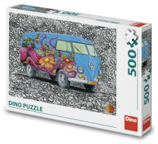 Puzzle Hippies VW (500 dílků)