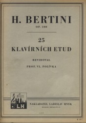 25 snadných klavírních etud Bertini