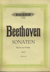 Sonáty pro housle a klavír Beethoven I. Díl