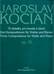 Tři skladby pro housle a klavír Op. 19