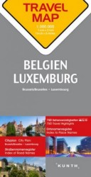 Reisekarte Belgien, Luxemburg 1:300.000