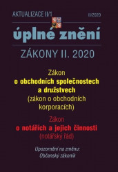 Aktualizace II/1 - Zákony 2020