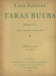 Taras Bulba čtyřruční klavír