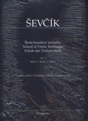 Škola houslové techniky Op. 1 sešit 3