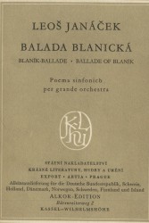 Balada Blanická partitura