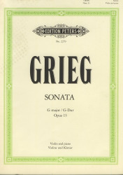 Sonáta pro housle a klavír G Dur Op. 13 Grieg