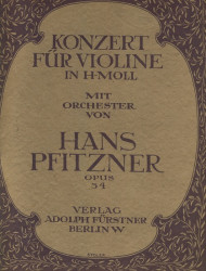 Koncert pro housle Houslový koncert Pfitzner