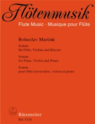 Sonate für fote, violine und klavier