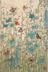 Garden Butterflies - přání (D082)
