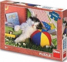 Kotě odpočívá -  Puzzle (100 XL)