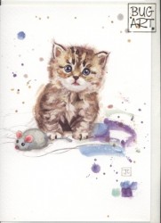 Tabby Kitten - přání (F008)