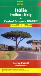 Itálie 1:850 000 & Central Europe - tranzit 1:2 000 000