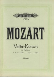 Koncert pro housle A Dur Houslový koncert Mozart