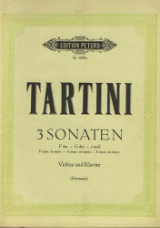 3 sonáty pro housle Tartini