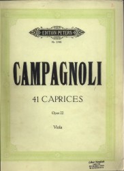 41 Capricií, Op. 22 (viola)