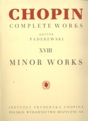 Minor works editor Paderewski