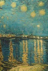 Zápisník Flame Tree - Van Gogh: Starry Night Over the Rhone