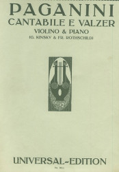 Cantabile a valčík pro housle a klavír