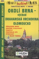 Okolí Brna východ, Drahanská vrchovina, Olomoucko 1:100 000