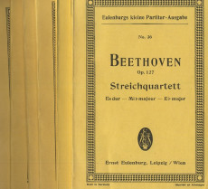 Beethoven smyčcové kvartety pozdní partitura