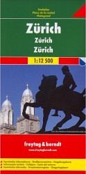 Zürich - Stadtplan 1 : 12 500