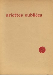 Ariettes Oubliées Zapomenuté popěvky