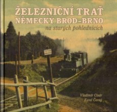 Železniční trať Německý Brod - Brno na starých pohlednicích