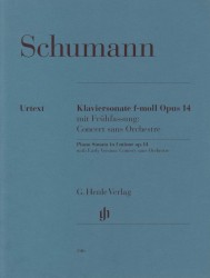 Klaviersonate f-moll Opus 14 mit Frühfassung: Concert sans Orchestre