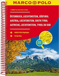 Rakousko, Lichtenštejnsko, Jižní Tyrolsko - Autoatlas 1:200 000