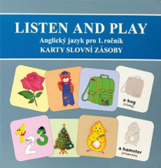 Listen and play 1 - With teddy bears! - Sada karet s obrázky slovní zásoby