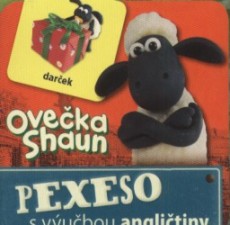 Ovečka Shaun - Pexeso s výučbou angličtiny