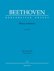 Missa solemnis op. 123 klavírní výtah latinsky