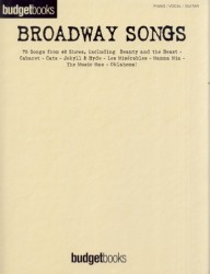 Broadway songs budget books