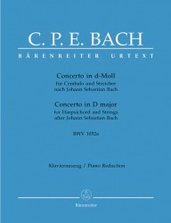 Concerto in d-Moll für Cembalo und Streicher BWV 1052a