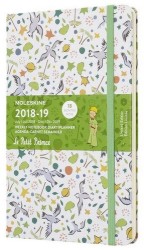 Moleskine 2018-2019 18M Limited Edition Petit Prince Weekly Notebook, Large, W