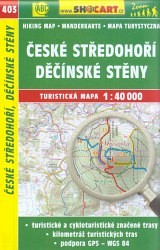 České Středohoří, Děčínské stěny 1:40 000