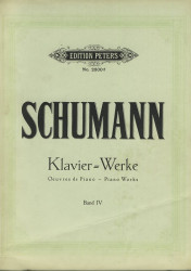 Klavírní dílo 4 Schumann