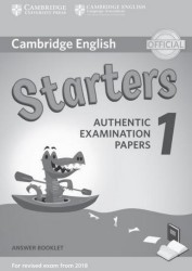 Cambridge English YLE 1 for revised exam from 2018 Starters Answer Booklet
