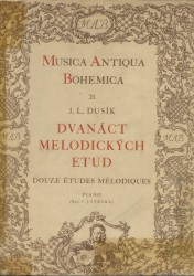 Dvanáct Melodických Etud (Musica Antiqua Bohemica)