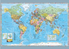Politická mapa světa - Puzzle (1000 dílků)
