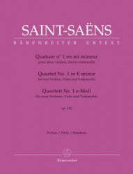 Kvartet č. 1  e moll Op. 112 party