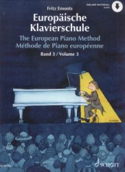 Evropská klavírní škola 3 cizojazyčná+Audio Online