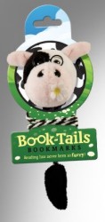 Book-Tails Bookmarks - Záložka do knihy - plyšová zvířátka (kravička)