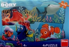 Hledá se Dory - Puzzle (4x54 dílků)