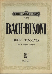 Toccata C Dur bach - Busoni