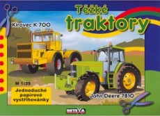 Těžké traktory - Kirovec K 700, John Deere 7810, M 1 : 35