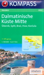 Dalmatinische Küste Mitte 1:100 000