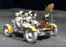 Lunar Rover A6 - 3D pohlednice